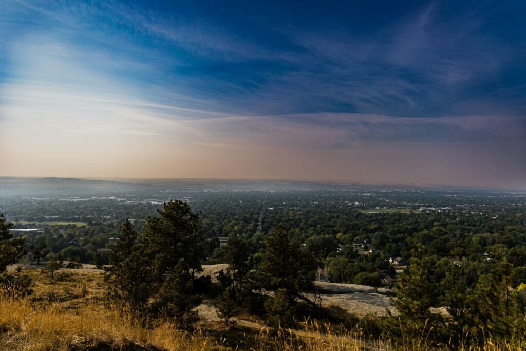 A skyline view of Billings, Montana