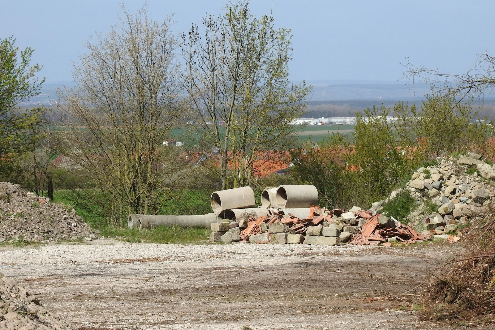 concrete rubble