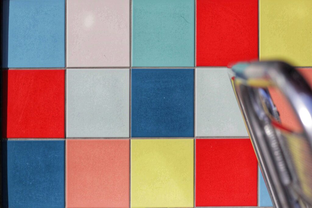 Funky tiles.
