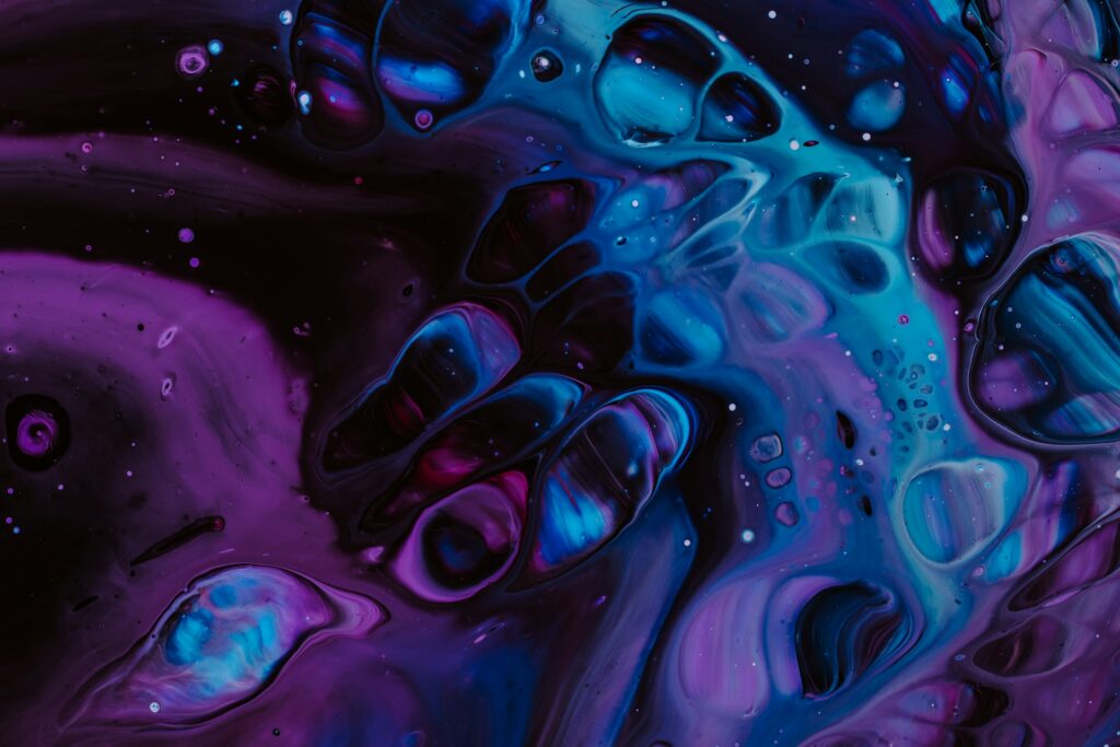 A psychedelic print.