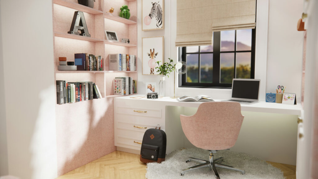 Choose a satin or semi-gloss finish to bounce light in a small space.