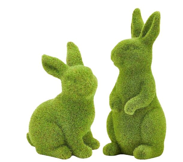 What says spring more than moss-covered bunnies?