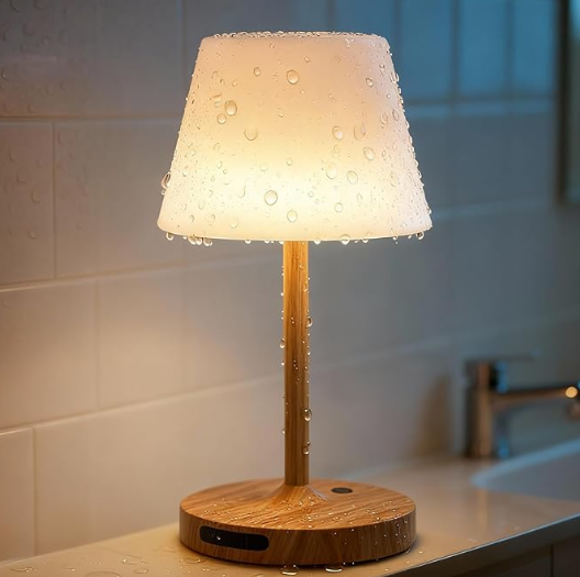 Want to try the shower lamp trend? This SAIWEYA Waterproof Shower Lamp is a great option.