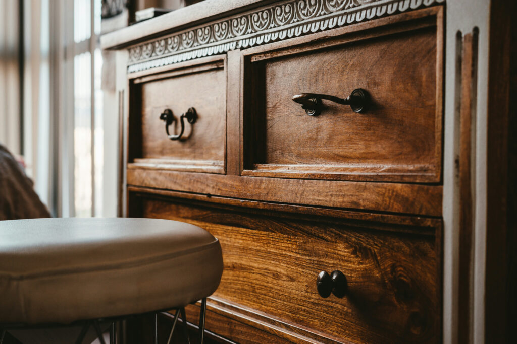 Check the quality of secondhand furniture before buying.