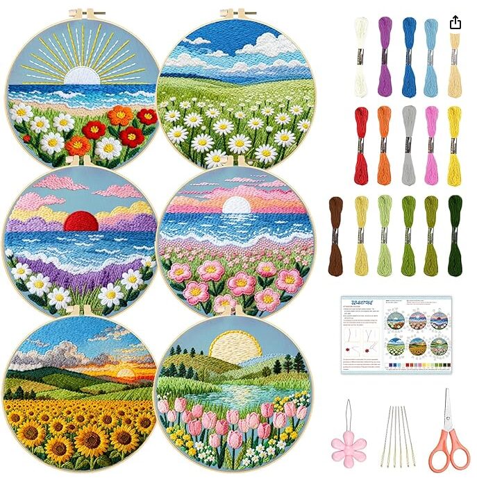 Spring decor ideas include handmade craft items.