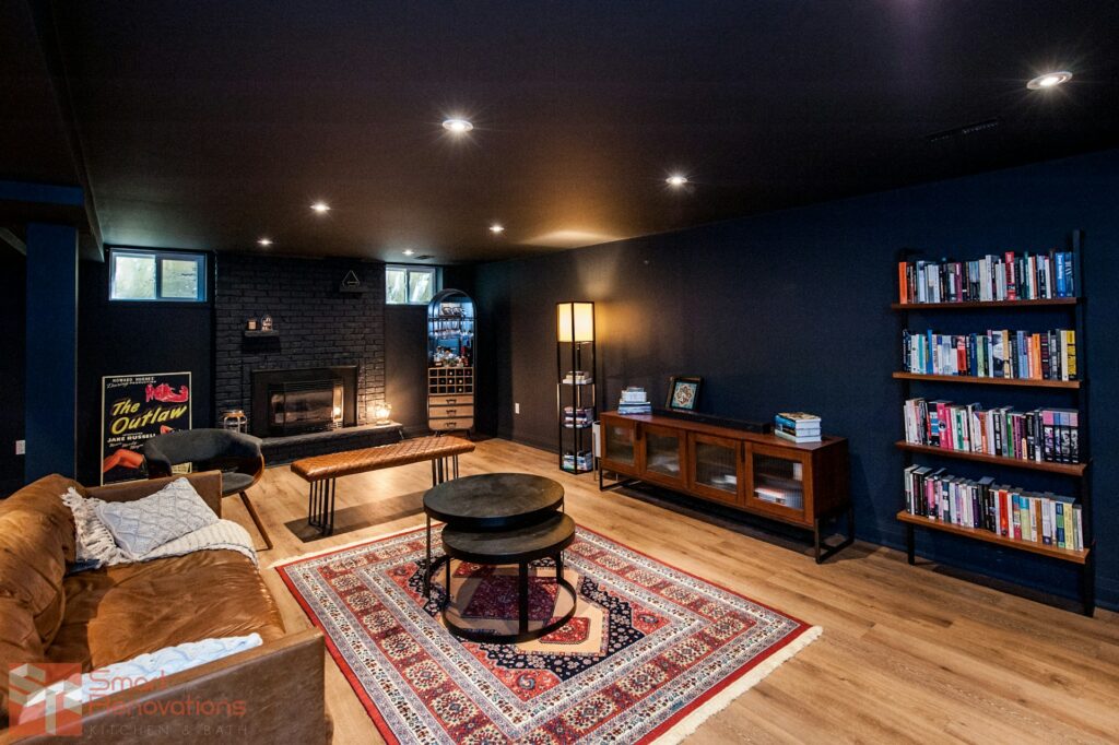 basement study basement flooring ideas