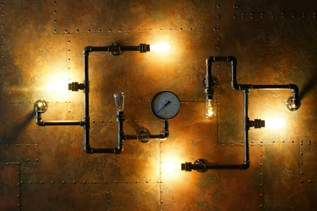 Learn how to implement the principles of steampunk interior design.