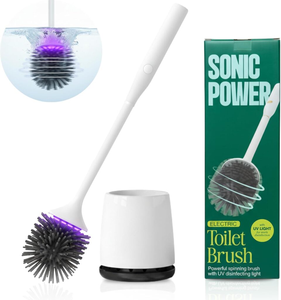 SonicPower Electric Toilet Brush and Scrubber