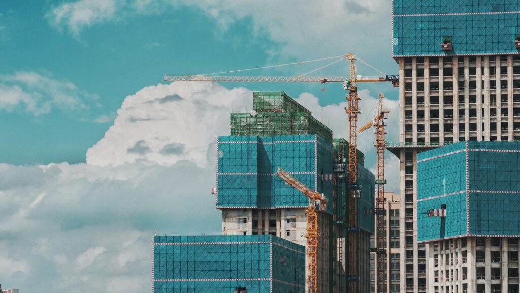 buildings under construction